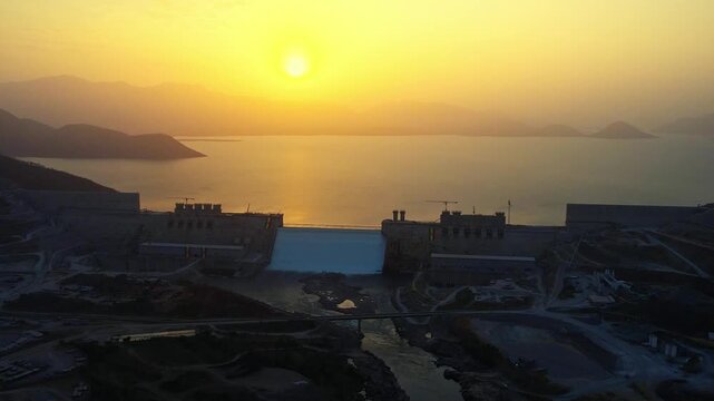 Grand Ethiopian Renaissance Dam, Nile Dam Ethiopia, Millennium Dam, Blue Nile River, hydroelectric power plant