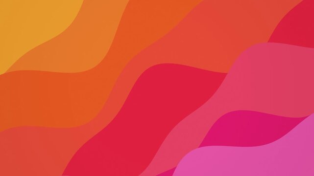 Minimalist vector wave shapes drift in a seamless loop