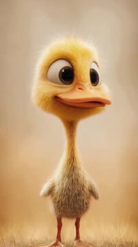 baby duck with a baby