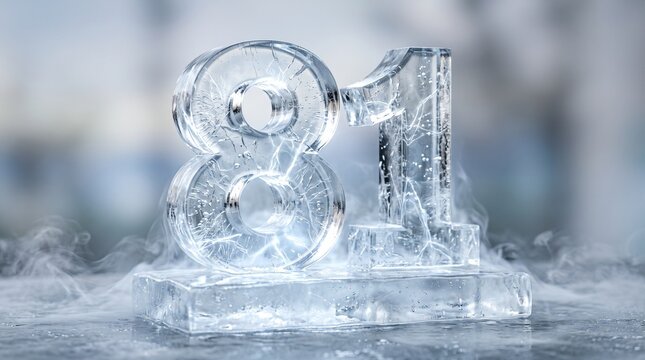 ice cubes in number 81