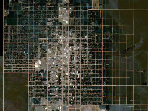 Urban grid map - Sheridan, Wyoming