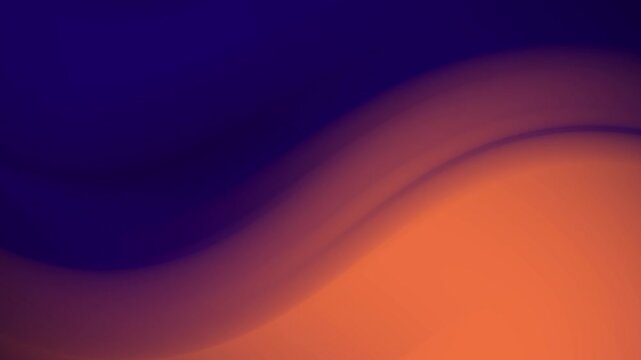 Deep navy blue curves meet warm orange gradient background. Suitable for abstract designs, backgrounds, or artistic projects such as posters or digital art.