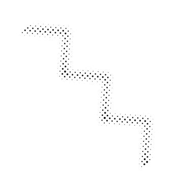 Halftone emphasis doodle
