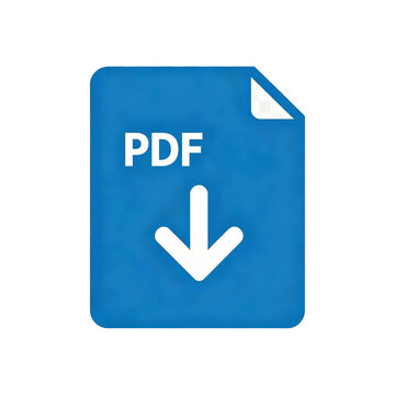 Blue PDF document icon with a white download arrow and PDF text on a black background.