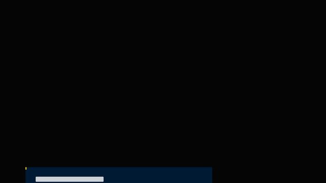 Minimalist lower third overlay template for professional video footage presentation with smooth dark blue motion graphics