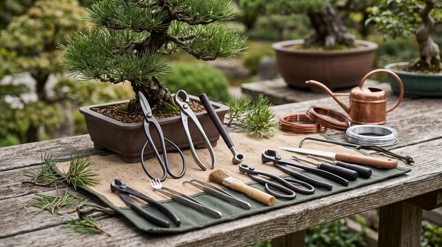 Bonsai maintenance tools