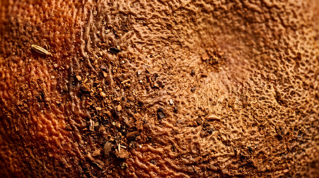 Dry cracked earth texture brown background for agriculture drought and desert themes.
