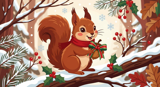 squirrel on tree