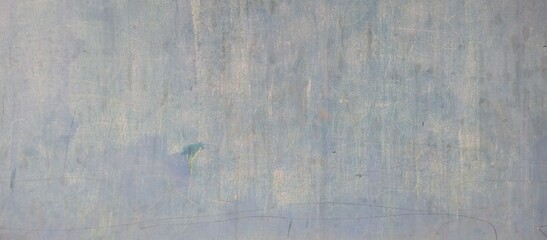 Fototapeta premium Scratched Faded Grey Blue Wall Plaster Texture