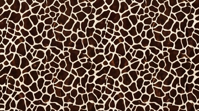 dark brown giraffe skin texture animal print pattern natural camouflage design