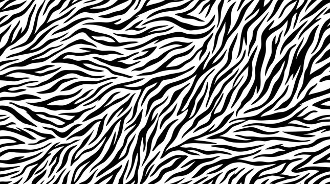 black and white zebra print pattern abstract animal stripes seamless texture background