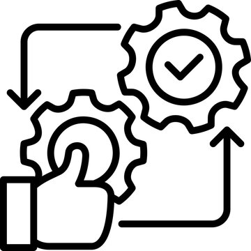 Operational Excellence line icon