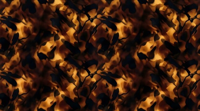 seamless fiery fire flames texture black background abstract pattern