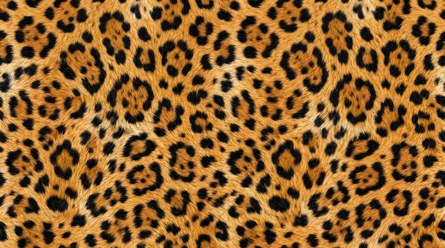 close up leopard fur texture orange and black spots wild animal skin pattern nature background