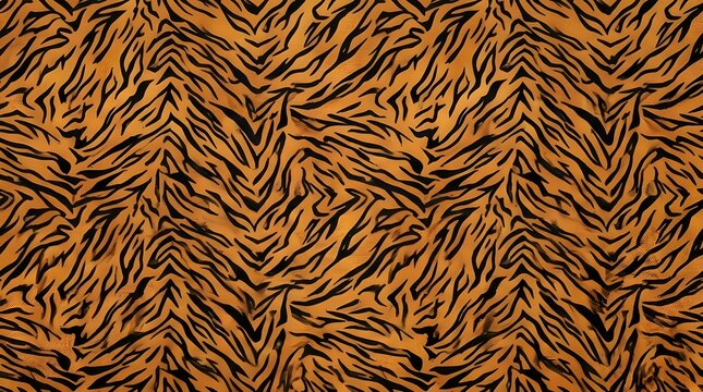 tiger stripe pattern seamless orange and black abstract animal print texture