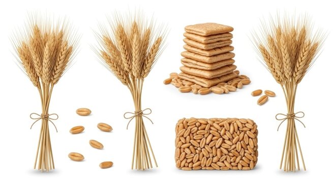 Composition Of Wheat Ears And Whole Grain Products