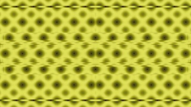 Abstract geometric pattern with yellow and green diamond shapes