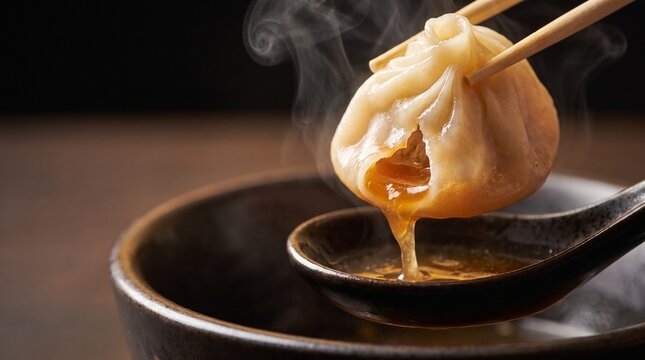 Xiaolongbao soup dumpling