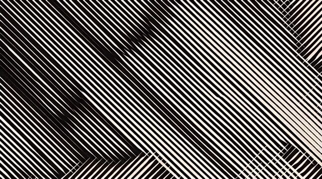 Abstract Geometric Pattern with Diagonal Lines and Shapes