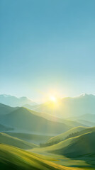 Obraz premium landscape with mountains