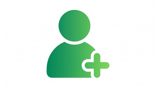 person icon with plus symbol