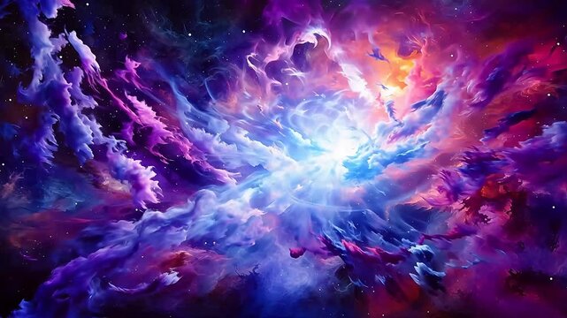 Digital dream star track night sky abstract art design background