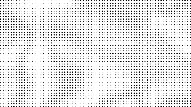 Halftone dot pattern background isolated on transparent background