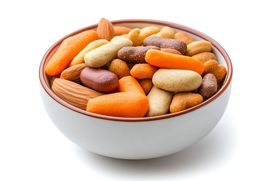 Bowl filled with colorful variety of dried legumes, beans, and lentils for cooking or snacking
