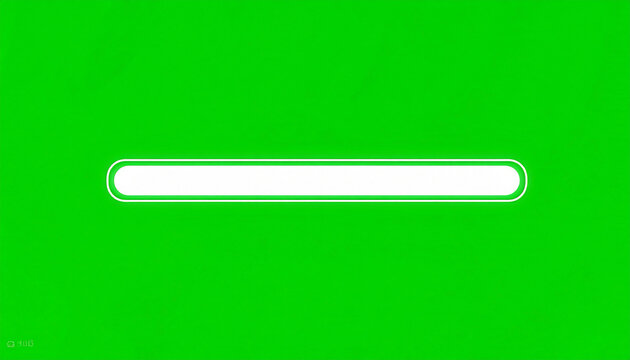 Green screen background with a white rounded rectangle for text or graphic overlay, simple design