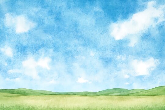 Serene landscape under a clear sky