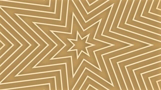 Abstract geometric star pattern with layered lines and soft shadows clean bright background design animation