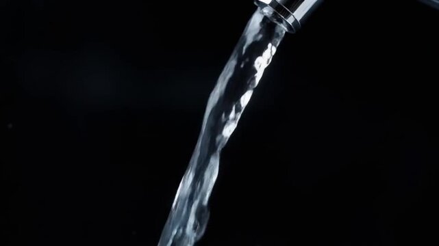 close-up of ice crystal formation in slow motion detail