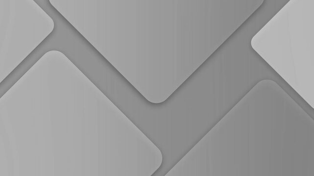 Abstract geometric background with overlapping rounded shapes and soft shadows animation