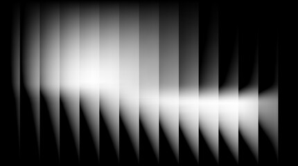 Naklejka premium Abstract background with vertical light rays and shadows in black and white