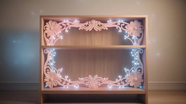 Elegant jewelry display in wooden drawer transitioning to close-up