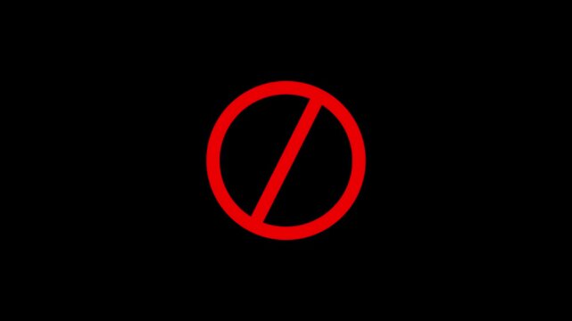 Red elliptical shape rotates clockwise across a black background in a looping animation rotation ellipse oval geometric minimal animation