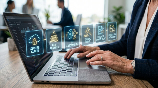 Digital Government Transformation: Cloud, Automation, Legal, and Data Security