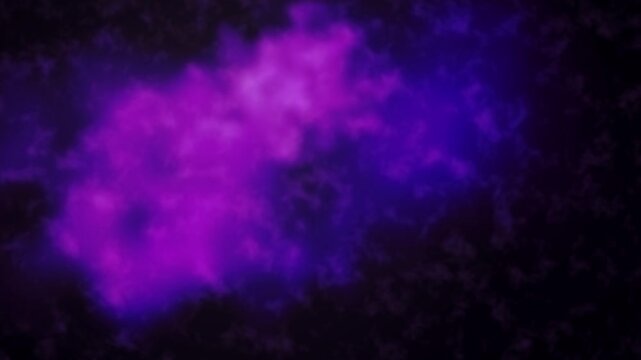Abstract artistic dynamic royal violet ink blooming and swirling movement creates a hypnotic mysterious dark fluid