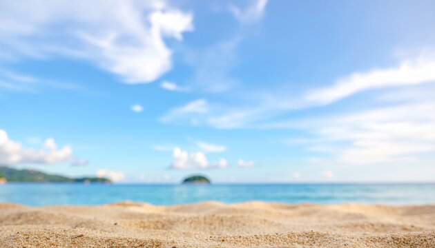 朝焼けの南国のビーチのイメージ画像　フォトジェニック