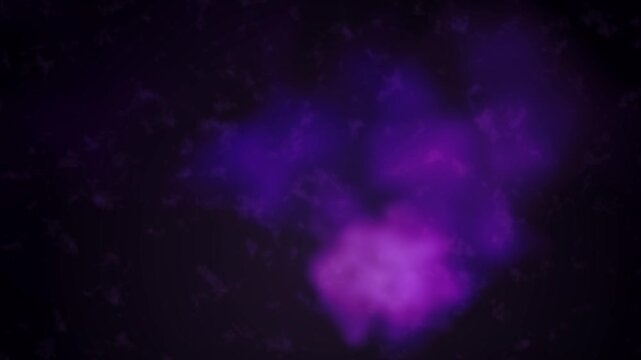 Vibrant abstract royal violet and magenta ink swirling motion background with glowing fluid effect