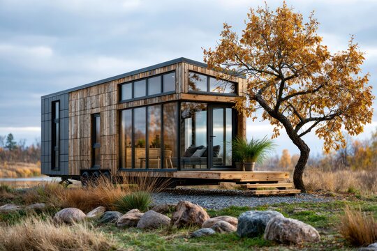 Eco-friendly tiny mobile home design