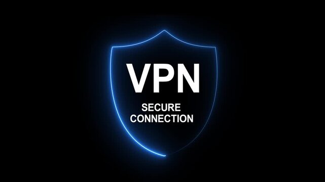 glowing neon Zero trust security cloud data protection network system vpn connection technology smart business secure tablet shield privacy protection secure connection tablet with glowing vpn shield