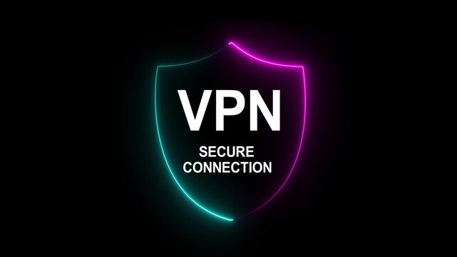 glowing neon Zero trust security cloud data protection network system vpn connection technology smart business secure tablet shield privacy protection secure connection tablet with glowing vpn shield