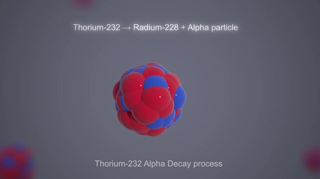 Thorium 232 Radioactive Alpha Decay