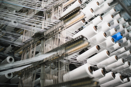 Polypropylene yarn production process in textile factory