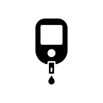 Blood Sugar Glucose Test Icon