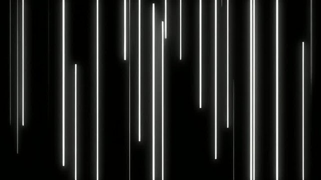 白いレーザーが伸びる直線的な光