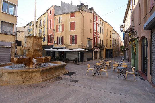 square of four sources, Narbonne, France