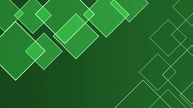 Abstract background with overlapping translucent squares minimal geometric pattern diagonal composition animation