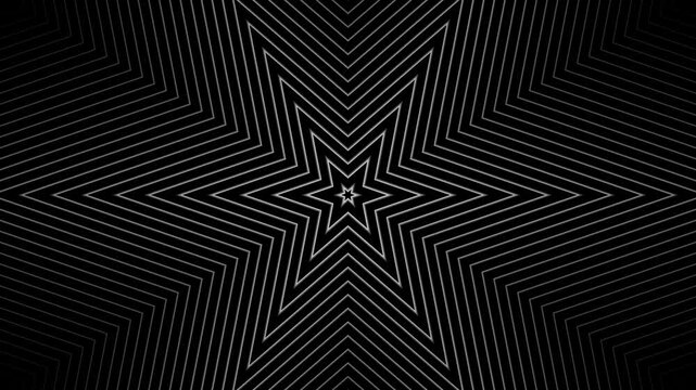 Subtle layered paper star pattern with concentric embossed lines radiating from center animation